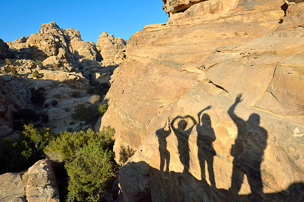 istock Shade greeting in Little Petra. 460561641