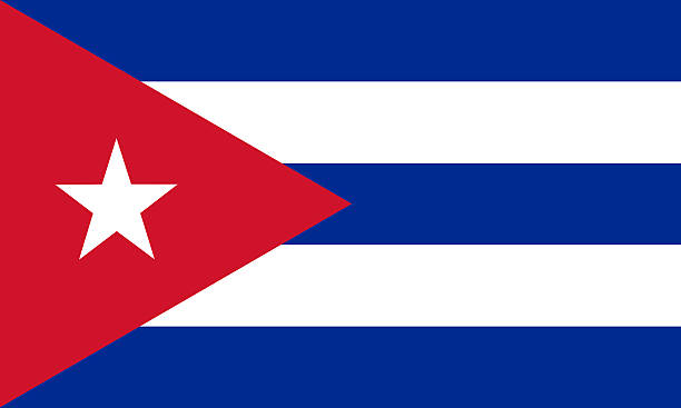 drapeau cubain - santiago de cuba photos et images de collection