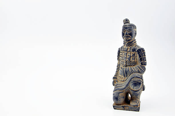 guerreiro chinês - terracotta power famous place chinese culture - fotografias e filmes do acervo