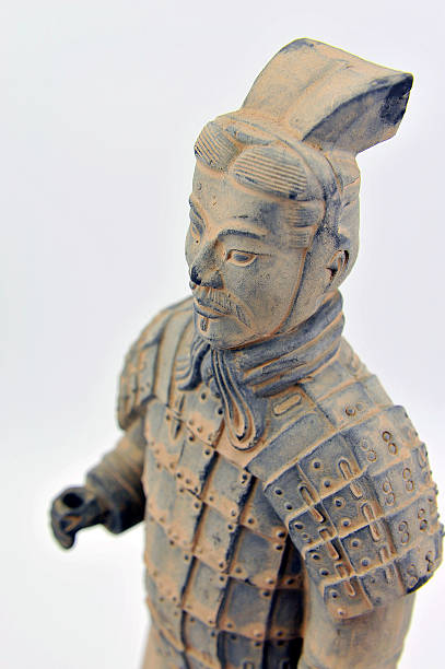 chinesische krieger - terracotta power famous place chinese culture stock-fotos und bilder