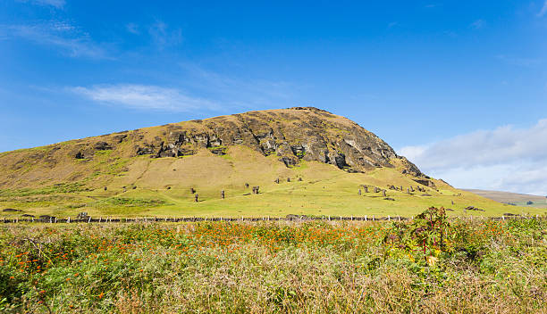 istock Moai on Rano Raraku Slope, Easter Island, Chile 460571023