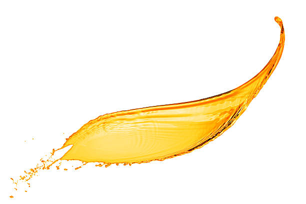 istock orange water splash isolated on white 460573025
