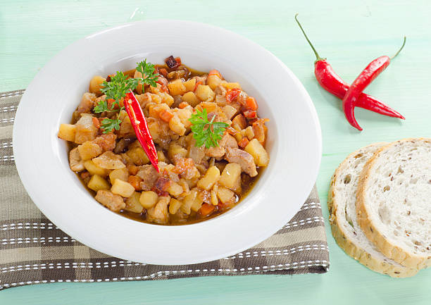 istock Vegetable and meat stew 460573847