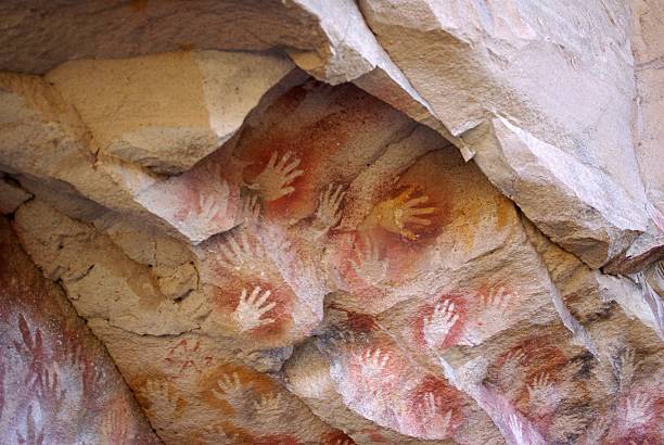 istock Rock paintings in Patagonia 460574589