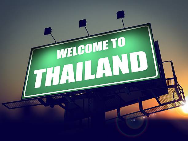 istock Welcome to Thailand Billboard at Sunrise. 460579539