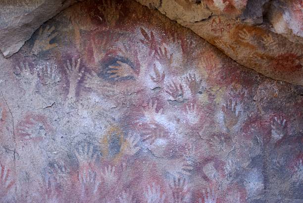 istock Rock paintings in Patagonia 460581793