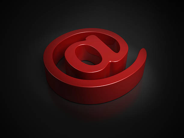 istock red e-mail at symbol in the dark 460588289
