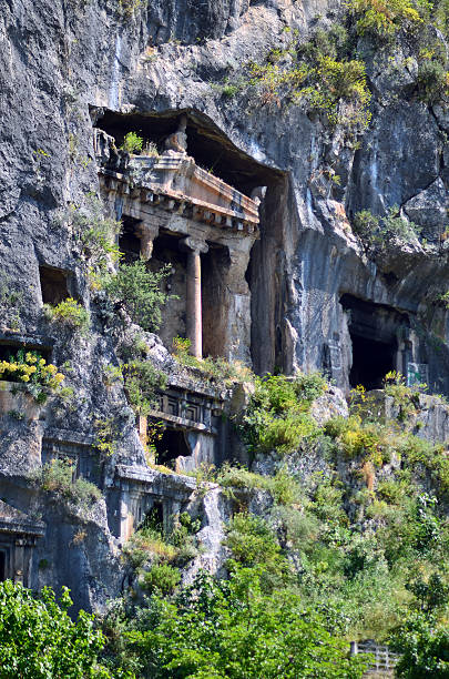 istock Rock Tombs in Fethiye, Turkey 460588343