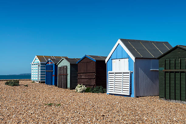 istock Hayling Island Beach Huts 460588635