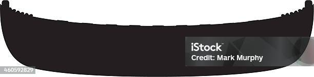 Эскимос Каяк В Силуэт — стоковая векторная графика и другие изображения на тему Аборигенная культура - Аборигенная культура, Морское судно, Без людей
