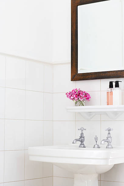 istock Pedestal Sink In Bathroom 460593239