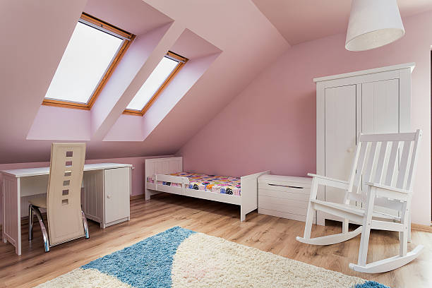 istock Urban apartment - pink room 460596495