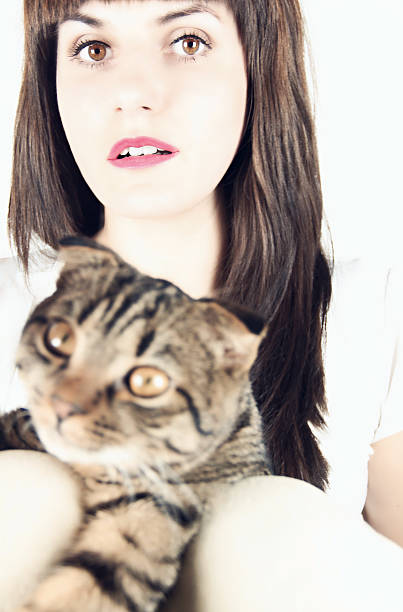 istock Girl with cat 460599781