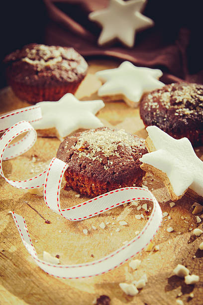 Chocolate Muffin dessert stock photo