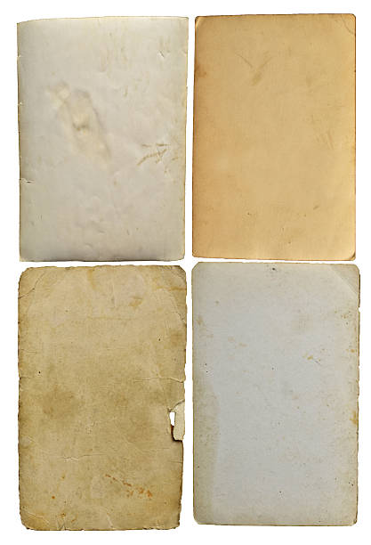 istock Set of old paper isolated 460611585