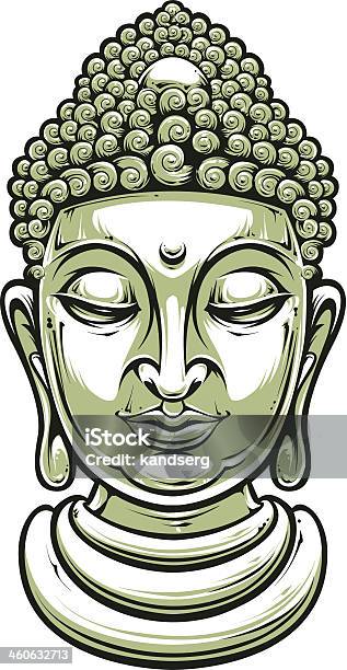 Vector Buddha Head Stock Illustration - Download Image Now - Buddha, Art,  Art And Craft - iStock
