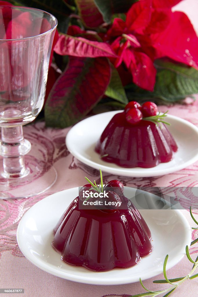 Rote Beeren jelly. Geringe Tiefenschärfe - Lizenzfrei Baum Stock-Foto