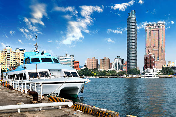 The yacht at the seaside