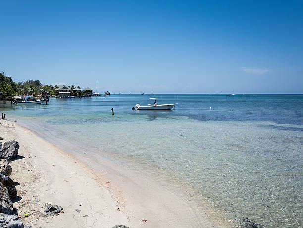 istock Fishing Village, Roatan, Honduras 460640959
