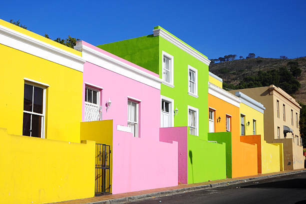 bo-kaap, bo-kaap, cape town - muslim cap photos et images de collection