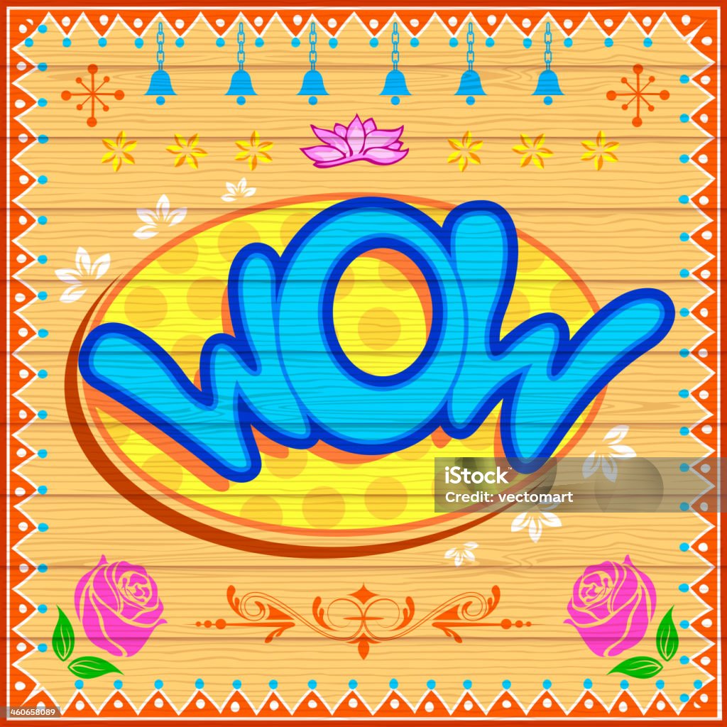 Wow tle - Grafika wektorowa royalty-free (Hindus)