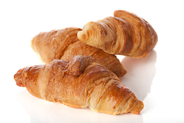 istock Delicious french croissants 460660667