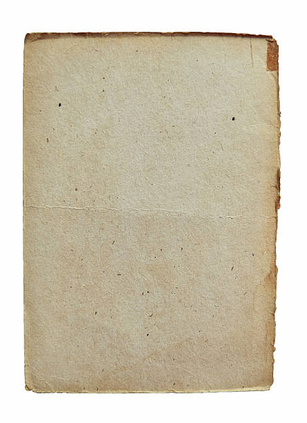 istock Old paper isolated on white background 460662881