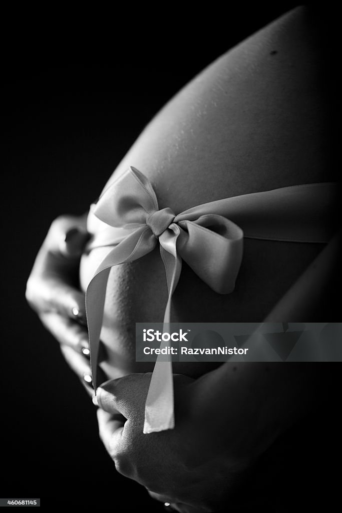 Waiting baby Waiting to Give Birth Abdomen Stock Photo