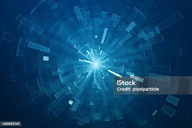 Abstract Science Fiction Futuristic Background Stock Photo - Download Image Now - Time, Abstract, Concepts