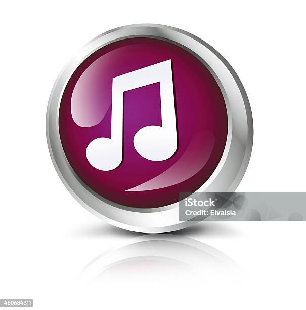 Musiksymbol Stockfoto und mehr Bilder von Audiozubehör - Audiozubehör, Bedienungsknopf, Digital generiert