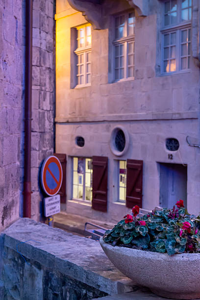 Apartments seen amongst the touristic seaside town of La Rochelle, France