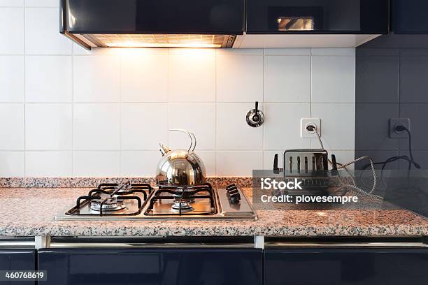 Modern Kitchen Detail Stock Photo - Download Image Now - Apartment, Appliance, Architecture