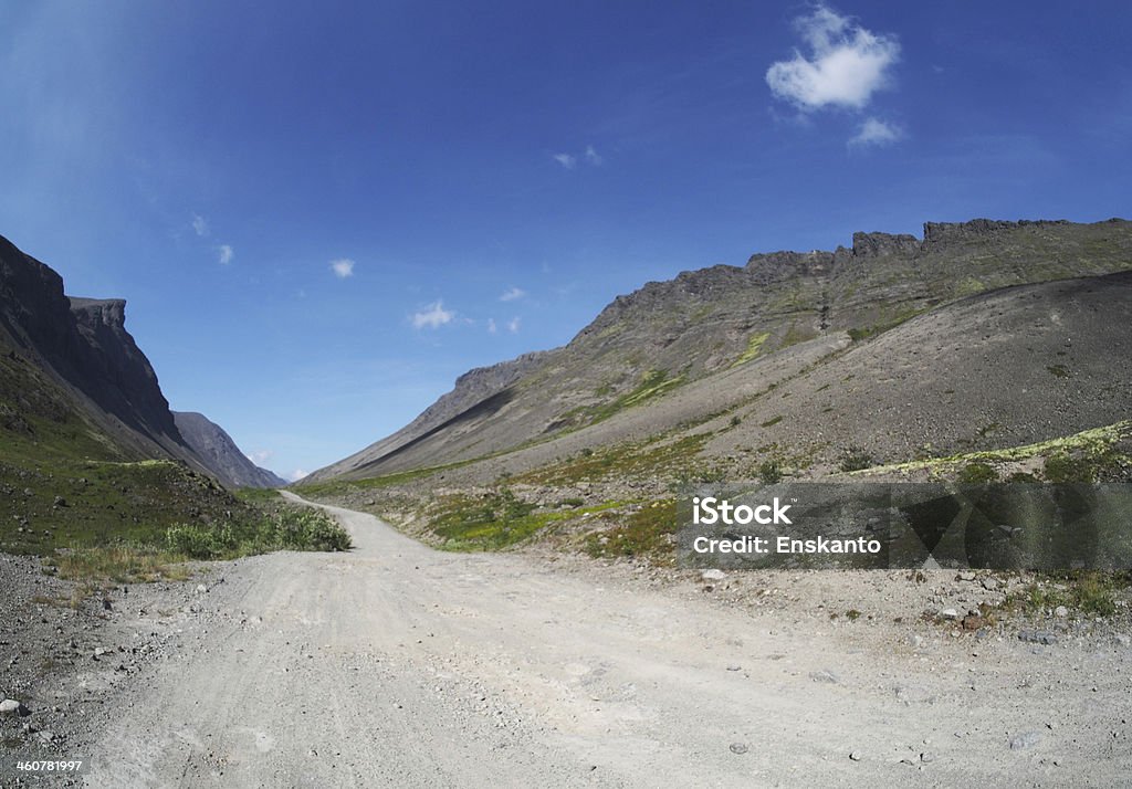 road in the mountains Arctic Stock Photo