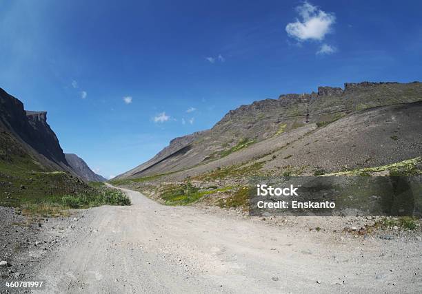 Road In The Mountains Stock Photo - Download Image Now - Arctic, Blue, Bush