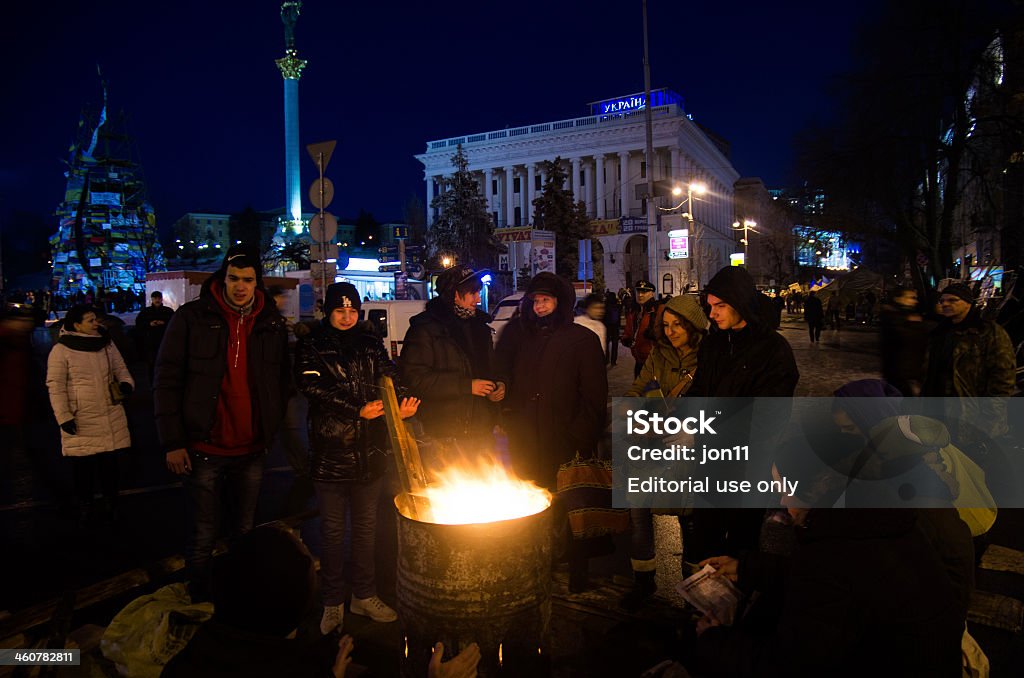 Антиправительственных протест в Украине - Стоковые фото Антиправительственный роялти-фри