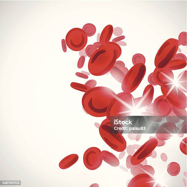 Background With Red Blood Cells Stock Illustration - Download Image Now - Abstract, Analyzing, Art