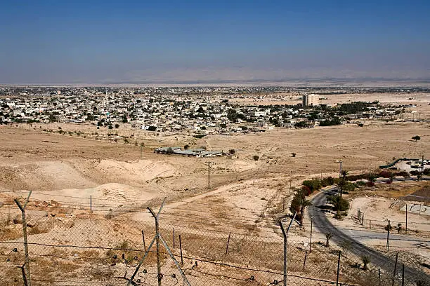 View of Jericho from a kibboutz