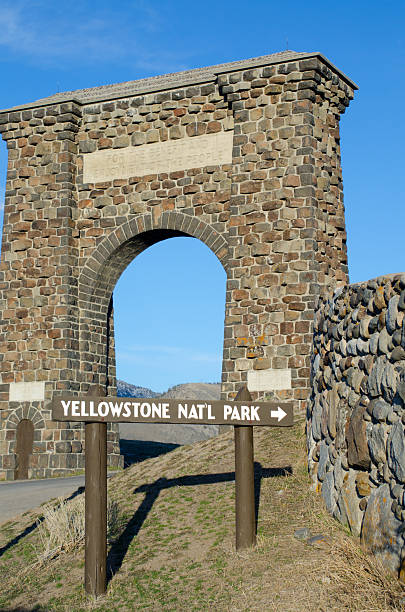 istock Yellowstone Park North Entrance Arch 460789827