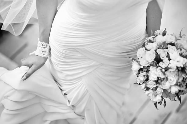 istock Gorgeous wedding dress 460794605