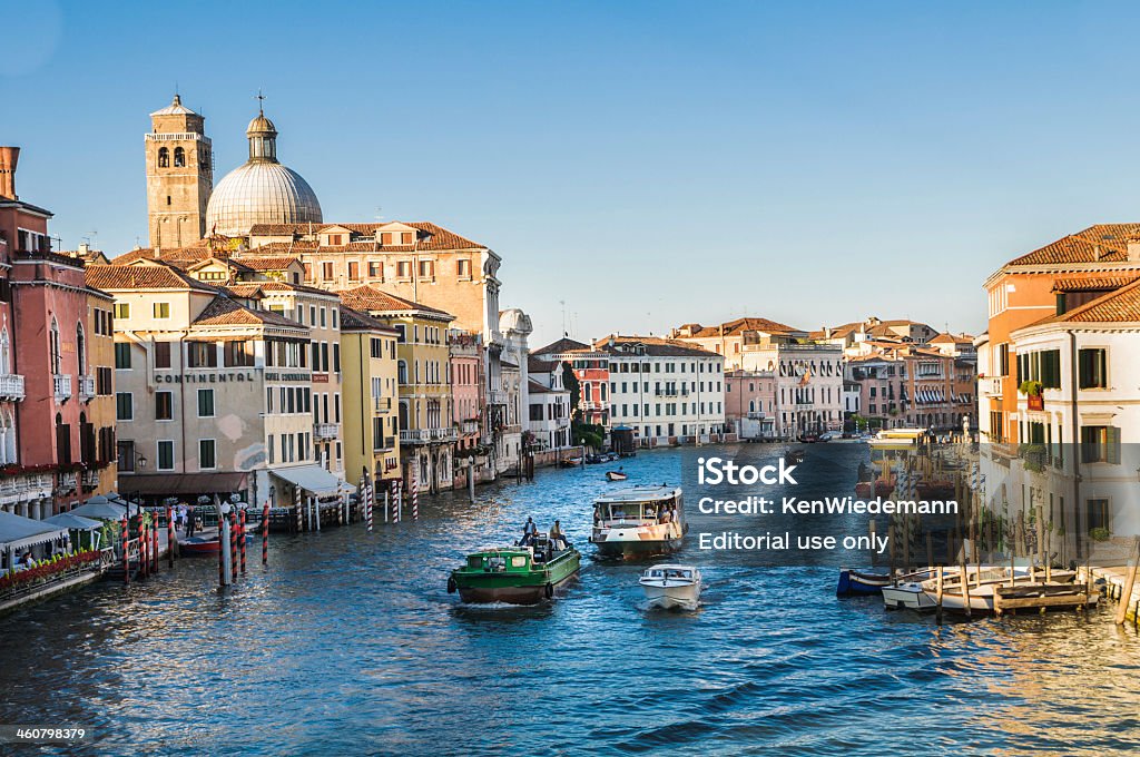 Bateaux sur le Grand Canal - Photo de Architecture libre de droits