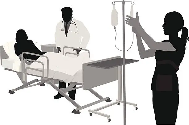 Vector illustration of Hospital Care