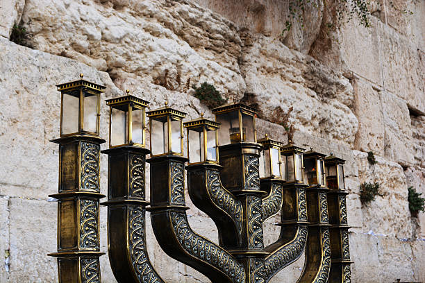 istock Hanukiah in the Western Wall 460808741