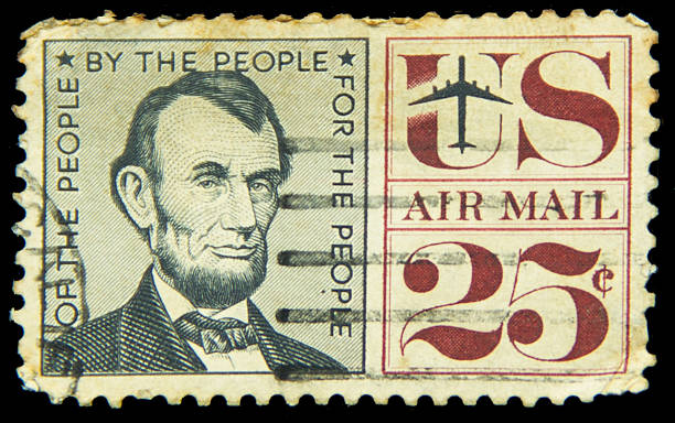 istock Vintage of USA postage stamp 460812559