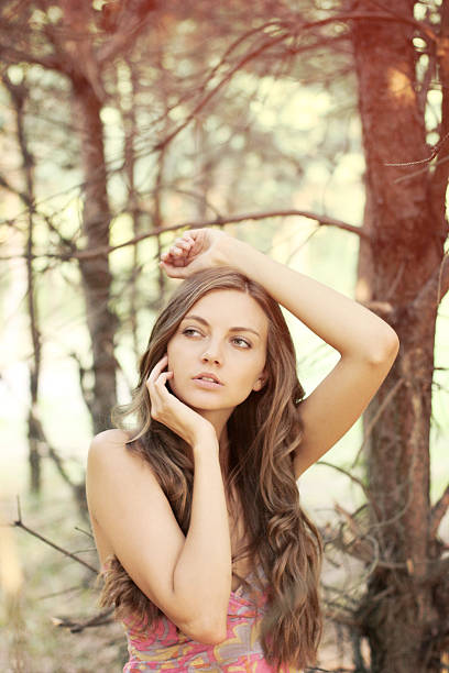 istock Girl in the forest. Series. 460817533