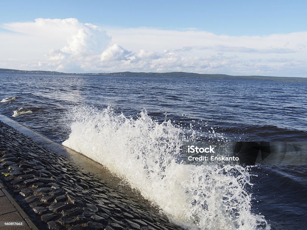 Wellen an der Küste - Lizenzfrei Atlantik Stock-Foto