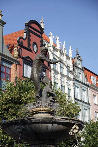 istock fountain Neptune, Danzing, Gdansk, Poland 460818131