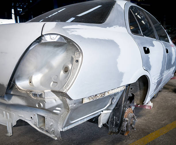 istock Car body repair 460842031