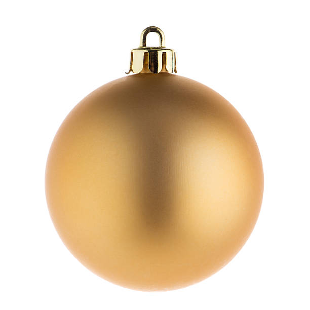 istock Golden christmas ball 460842521