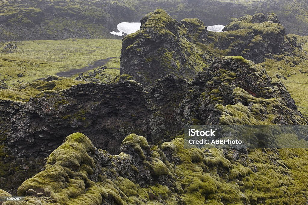 Islande.  South.  Lakagigar.  Paysage volcanique. - Photo de Caillou libre de droits