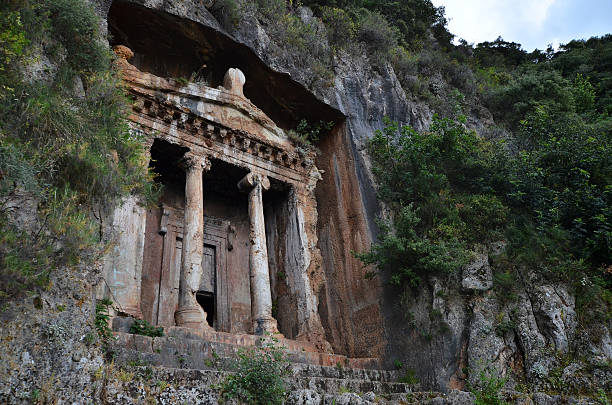 istock Rock tombs in Fethiye 460849179